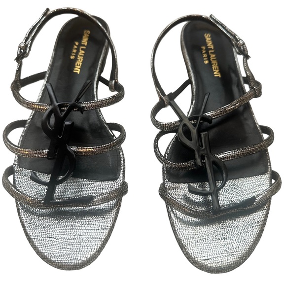 YSL Saint Laurent Sandals, Size 37 - Picture 1 of 3